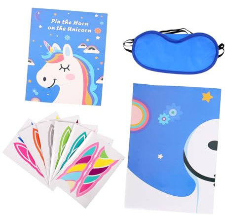 BESPORTBLE 1Satz Einhorn Pin Horn Dem Einhorn Sticker Für Einhorn Party Geburtstagsspiel Für Einhorn Themenfeiern Und Unterhaltsam
