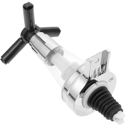 Alipis Wall Mounted Wine Dispenser Pump Head 35ml Capacity and Silicone Bar Wine Pourer Prevents Spillages and Rations Drink Suitable for Bars and Other Drinks