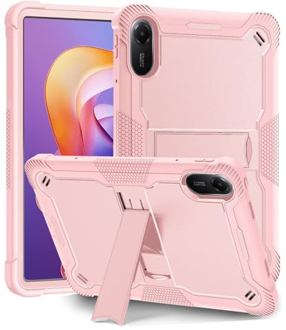 Vakarey Funda Tablet para Xiaomi Redmi Pad 2 11 Pulgadas 2025,para Redmi Pad 2 4G Funda Niños Antigolpes,Oro Rosa