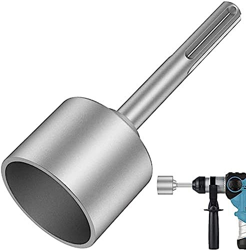 Greethga SDS-Max - Cacciavite per di terra, 65 mm, in acciaio resistente, per aste di a terra per trapano rotante (6,5 cm)