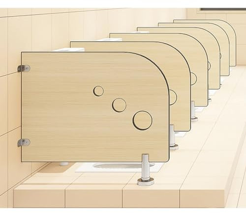 Vorwandelement Wc,bodenstehende Urinal-Schallwand Für Kindergarten,Urinal-Trennwand,WC Trennwand,trennwände,urinal-wc-trennwand, Schule/Kindergarten/Einkaufszentrum/öffentlicher Ort ( Color : 60*70cm