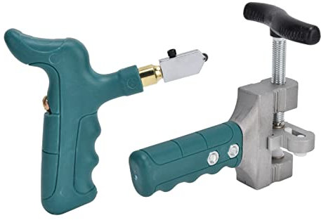 Akozon Fliesenschneider Handgerät, Fliesenschneider Glasschneider Tragbares Tile Cutter Hausgebrauch Fliesenöffner für Wandfliesen, Fassadenfliesen, normale Fliesen, glasierte Fliesen schneiden