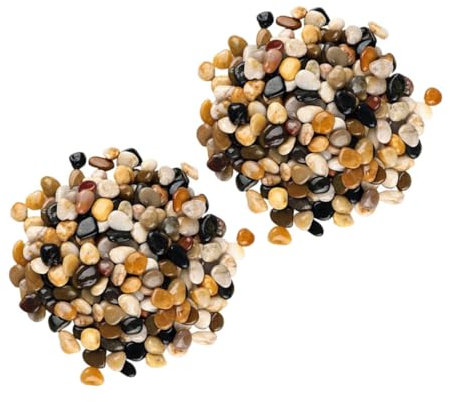 Decorativas Coloridas para Guijarros Naturales para Decoración de Plantas y Paisajismo