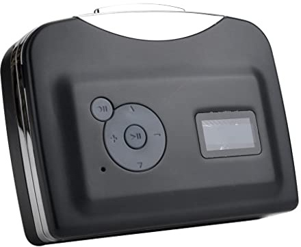 Tape to PC USB Cassette-to-MP3 Player Converter With USB Cable Earphones