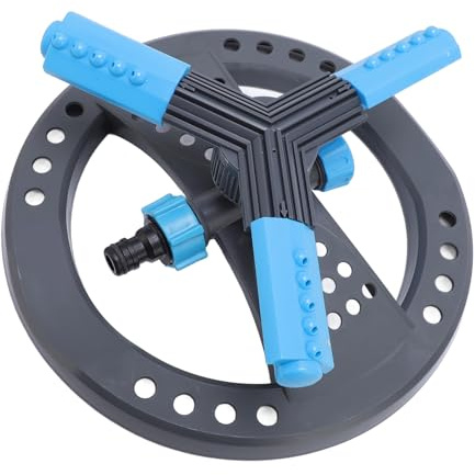Picysa Irrigatore da giardino automatico rotante a 360 gradi con tecnologia avanzata di spruzzatura, materiale ABS per sistema di irrigazione prato, ideale per giardinaggio domestico e