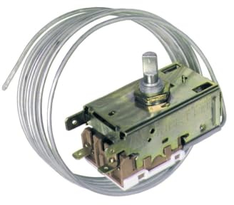 LPPP Termostato frigorífico compatible con Liebherr 6151099 Ranco K50-P6073 | para 6151995, Thomson T5J8232, Quelle Privileg 02375475, capilar 1200mm, 2x 4,8mm AMP, regulador temperatura