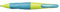 STABILO - Ergonomischer Druck-Bleistift für Rechtshänder - EASYergo 1.4 in neonlimonengrün/aquamarin - Einzelstift - inklusive 3 dünner Minen - Härtegrad HB