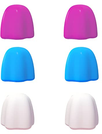 6Pcs Toothpaste Caps,Self Closing Toothpaste Caps | Silicone,No Waste,Toothpaste Squeezers Cap,Mess-Free Toothpaste Dispenser,for Bathroom Hygiene,for Adults