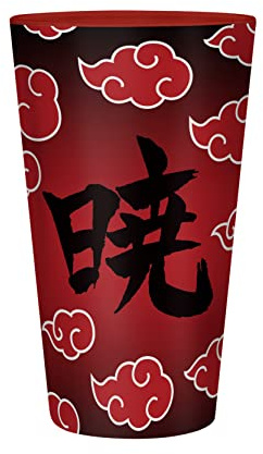 NARUTO SHIPPUDEN - Large Glass - 400ml - Akatsuki