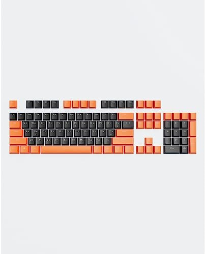 Dark Project KS-43 Keycaps (Black/Orange | ENG/UA/RU)