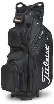 Titleist Cart 14 StaDry - Bolsa de Golf, Color Negro