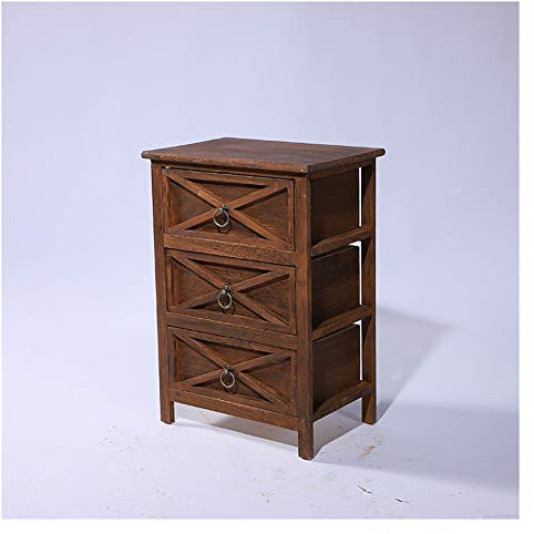 Akzenttisch, Nachttisch, Schlafzimmer-Nachttisch, Massivholz, mediterraner Vintage-Stil, Alter Distressed-Lagerschrank, Schlafzimmer-Nachttisch, Spind, Kleiner Haushalts-Wirtschafts-Kleiner