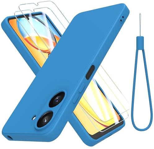 THIYUFUNS Funda con Xiaomi Redmi 13C 4G - Azul | Carcasa Protectora Antigolpes Case, Suave TPU Silicona Anti-Choques Caso