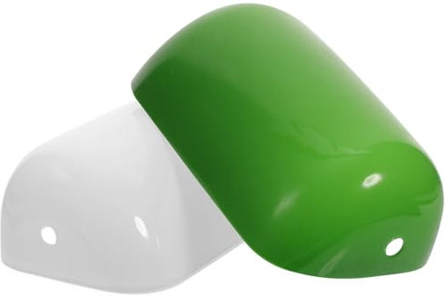 Garneck 2stücke Retro Tisch Lampenschirm Glas Lampe Abdeckung Schatten Ersatz Banker Für Kleine Tischlampe Schreibtischlampenschirm