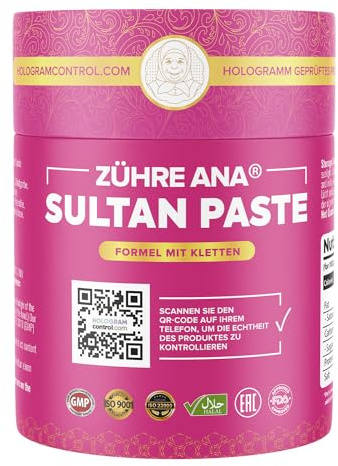 Zühre Ana Sultan-Paste für Frauen - Natürliche Kräuter - Traditionell hergestellte Kräuterrezeptur mit natürlichen Inhaltsstoffen, vegan
