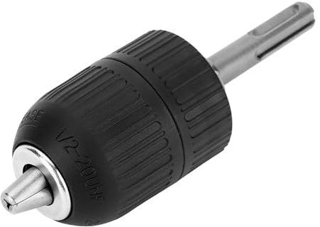 Portabrocas SDS sin Llave de Plástico de 2 a 13 Mm de Capacidad, Convertidor de Mandril de Taladro de Torno con Portabrocas SDS con Accesorios Adaptadores