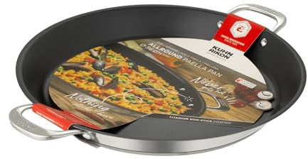 KUHN RIKON Allround Paellapfanne 36 cm - Induktion Edelstahl Antihaft