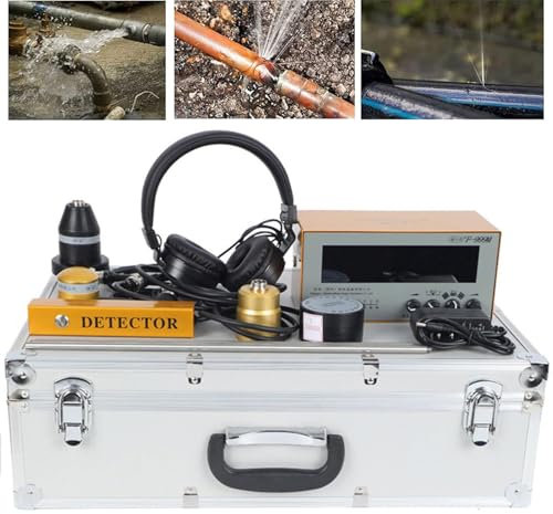 Detector De Fugas De Agua SubterráNea, Detector De Fugas De Agua En TuberíAs, Sensor GeóFono UltrasóNico para Fugas De Agua, ReduccióN De Residuos por Fugas De Agua En CalefaccióN por Suelo Radiante