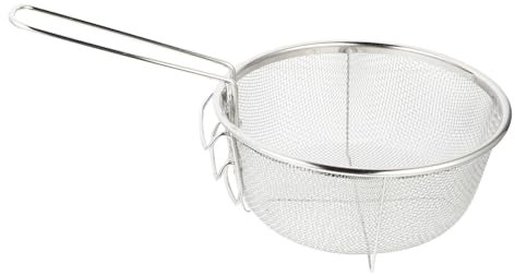 FUNOMOCYA Colador De Cesta Para Freír De Acero Inoxidable Espumadera Mango Para Cocinar Colador Espumadera Para Freír Pollo y Verduras