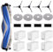 19 Stück Zubehörset für ECOVACS DEEBOT T30 Pro Omni & T30 Omni Roboter, 1 Gummi-Hauptbürste, 4 Filter, 4 Seitenbürsten, 4 Wischtücher, 6 Staubbeutel, Ersatzteile Saugroboter