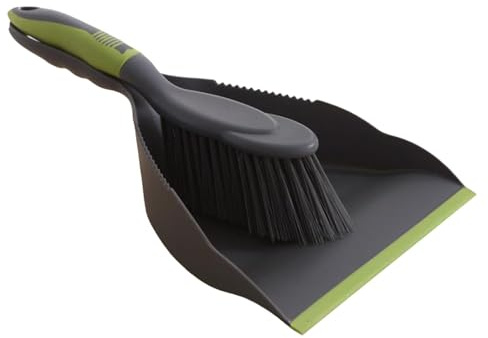 Ensemble pelle et balayette | Pelle à poussière de grande capacité | Poils et balayage facile | Rangement compact, design léger | Ensemble de brosse de nettoyage portable et pelle à poussière avec