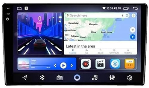 GEBBEM for Nissan Navara 2004-2010, Android 11 9 Inch Car Stereo,GPS Navigation Bluetooth Support 4G Wifi,Mirror Link,Unit In-Dash Car Radio Video Multimedia Player,Plug and Play,T5