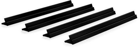 olnamo Hands Free Card Holder Stand, Non-Slip, 4 pieces, 13.4 Inches (34 cm), Made in Japan, for Card Games, Lightweight, TCG, (Black)