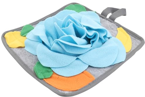 Gadpiparty Kaninchen Schnüffelmatte aus Polar Fleece Waschbare Futtermatte für Langsames Fressen Fördert Nasenarbeit und Beschäftigung Spielerisches Futterverstecken für Meerschweinchen und