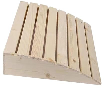 Ｚｉａｌｏｆｉ Sauna Kopfstütze Aus Holz, Modern, Bequem, Nackenstütze für Damen Und Herren, Kopfstütze