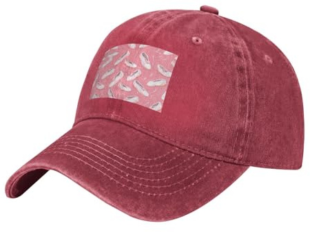 HJFCZH Cappello da baseball nero per adulti, con stampa di scarpe da balletto, per uomini e donne, sport, viaggi, uso, Rosso, taglia unica