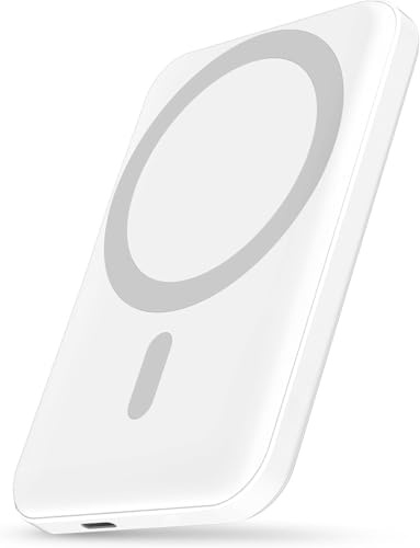 Batterie Externe Magnétique, 20W Charge Rapide Chargeur sans Fil 10000mAh Power Bank, Portable Batterie Powerbank Induction Compatible avec iPhone 16 15 14 13 12 Pro Max Plus iPad Samsung etc