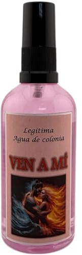 HOSTENATURA Agua de Colonia Esotérica Ven a Mí 100ml | Colonia Espiritual para Atracción, Armonía y Bienestar | Uso Ritual y Ambiental