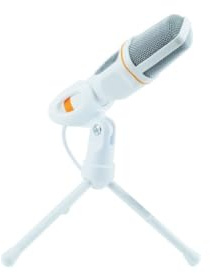 TrAdE Shop Traesio- Microfono USB Supporto Tavolo SKYPE PC Notebook Laptop Karaoke SKYPE LINQ SF-950