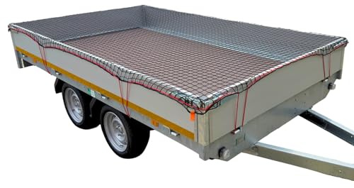 AWD Premium Anhängernetz - Maschennetz - 250x200 cm - inklusive Gummiband rundum -