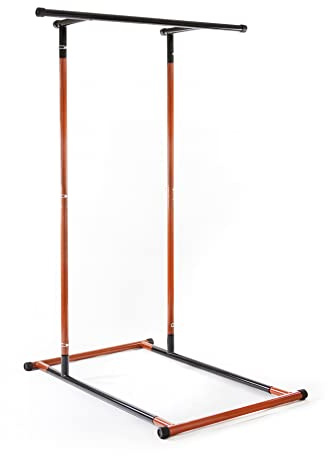 InnovaGoods - Klimmzug- und Fitnessstation, Allround-Training zuhause, Stärkung der Körpermuskulatur, Einstellbare Höhe 114-191 cm, Schwarz, Einheitsgröße, Legierter Stahl