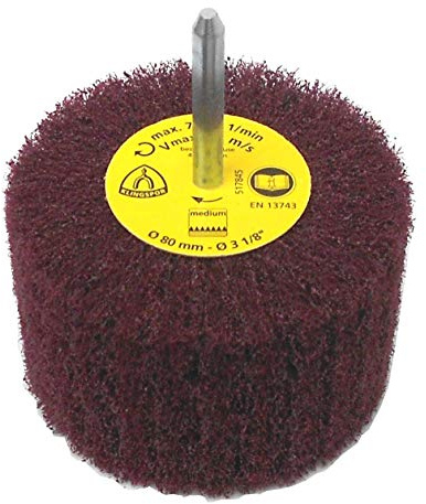 Klingspor NFS 600 Fächerschleifer/Lamellenschleifer | 80 x 50 mm (Schaftdurchmesser: 6 mm) | 1 Stück | Körnung: coarse (P80) / grob