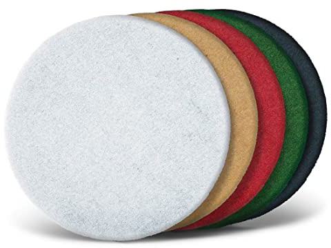 MENZER Pads Superpads 330 mm (5 Stk.) rot | f. Einscheibenmaschinen, Polyester