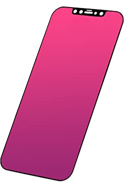 EGKimBa Privacy Screen Protector compatible with iPhone 12 Pro Max, 6.7 inch Gradient Colorful Electroplated Anti-Spy Anti-Blue Light Easy Installation Tempered Glass