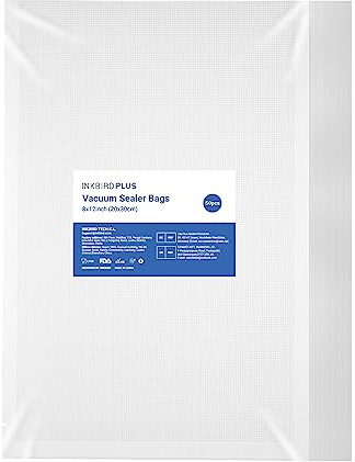 Vakuumierbeutel Lebensmittel 20CMx30CM 50 Beutel, für Vakuumierer & Folienschweißgeräte, BPA-frei, stark & reißfest, Sous Vide geeignet