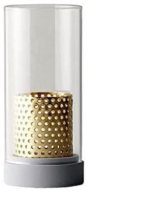 HEXEH Kerzenhalterhalter Aromatherapie-Kerzenhalter, Tischmitte, dekorativer Kerzenhalter aus Glas, hochtemperaturbeständig Kandelaber (Size : A)
