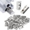 20 piezas M6 Tuercas con ranura esférica 8 para perfil de aluminio 3030 con centrado bola de resorte, 30 series Tuerca de ranura M6, tuerca deslizante de acero al carbono, juego de tuercas T para