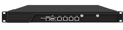 HUNSN 1U 19 Inch Rack Mount Firewall Appliance, Mikrotik, OPNsense, VPN, Network Router, Intel I3 N305, RJ53, AES-NI, 4 x 226-V 2.5GbE LAN, Console, VGA, GPIO, SIM Slot, 32G RAM, 512G SSD