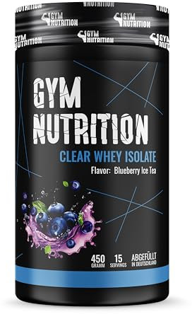 Clear Whey Isolate – Estremamente gustoso 450 g (tè al ghiaccio al mirtillo)