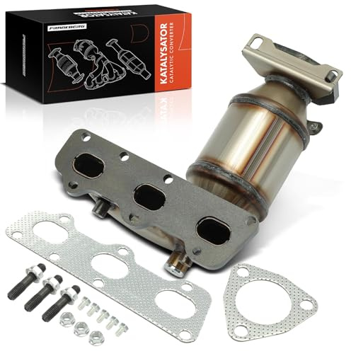 Frankberg Katalysator Benzin Vorne 03E253020QX | Kompatibel mit Polo 9A 9N, Ibiza IV Sportcoupe 6J1 6P5, R.o.o.m.s.t.e.r 5J7, Fabia I Praktik 6Y5, Fabia I 6Y2, Fabia II 542