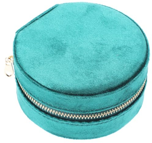 Cabilock 2er-box Schmuckschatulle Ringschatulle Halter Für Ringketten Uhren-reiseetui Mini-schmuckkästchen Mini-reise-schmuckkästchen Kawaii Geldbörse Verlobungsring Ringboxen Blue Flanell