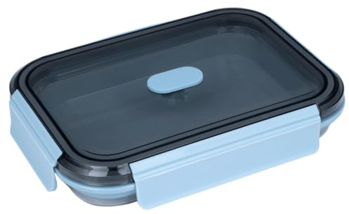Lurch Frischhaltebox Silikon faltbar up & down 1200 ml frozen blue