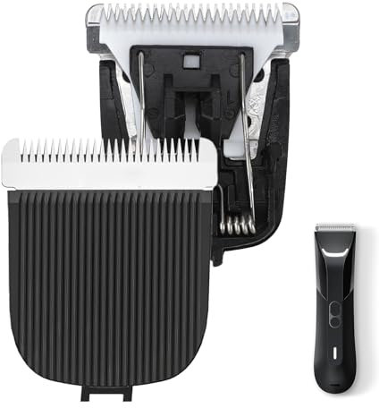 Replacement Blades for Manscaped Shaver, 2 Pack Replacement Blade for Manscaped Lawn Mower Electric Groin Hair Trimmer Blade, Replacement Head Clipper Blades Compatible with Manscaped 2.0 3.0 4.0