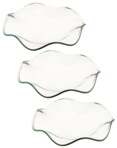 Zerodeko 3stücke Glas-ersatzölwärmer-Schale Für Wachswärmer Ersatzglasschale Für Ölwärmer Wachsbrenner-glasschale Als Ersatz Für Aromatherapie-Lampe Ersatzschale Für Wachswärmer Kerzenwärme