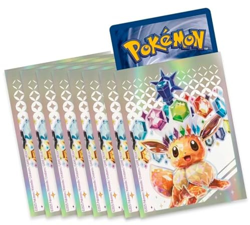 Friki Monkey Pokemon Elite Trainer-Boxhüllen [65 Karten] Prismatic Evolutions - Hochwertige Pokemon-Karten-Hüllen zum Schutz und Präsentieren Ihrer Sammlung