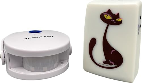 Cat Doorbell Katzenklingel Katzen Haustier Türklingel Türglocke Katzentürklingel mit Bewegungssensor